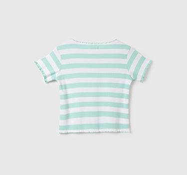 Regular Fit Round Neck Striped T-Shirts