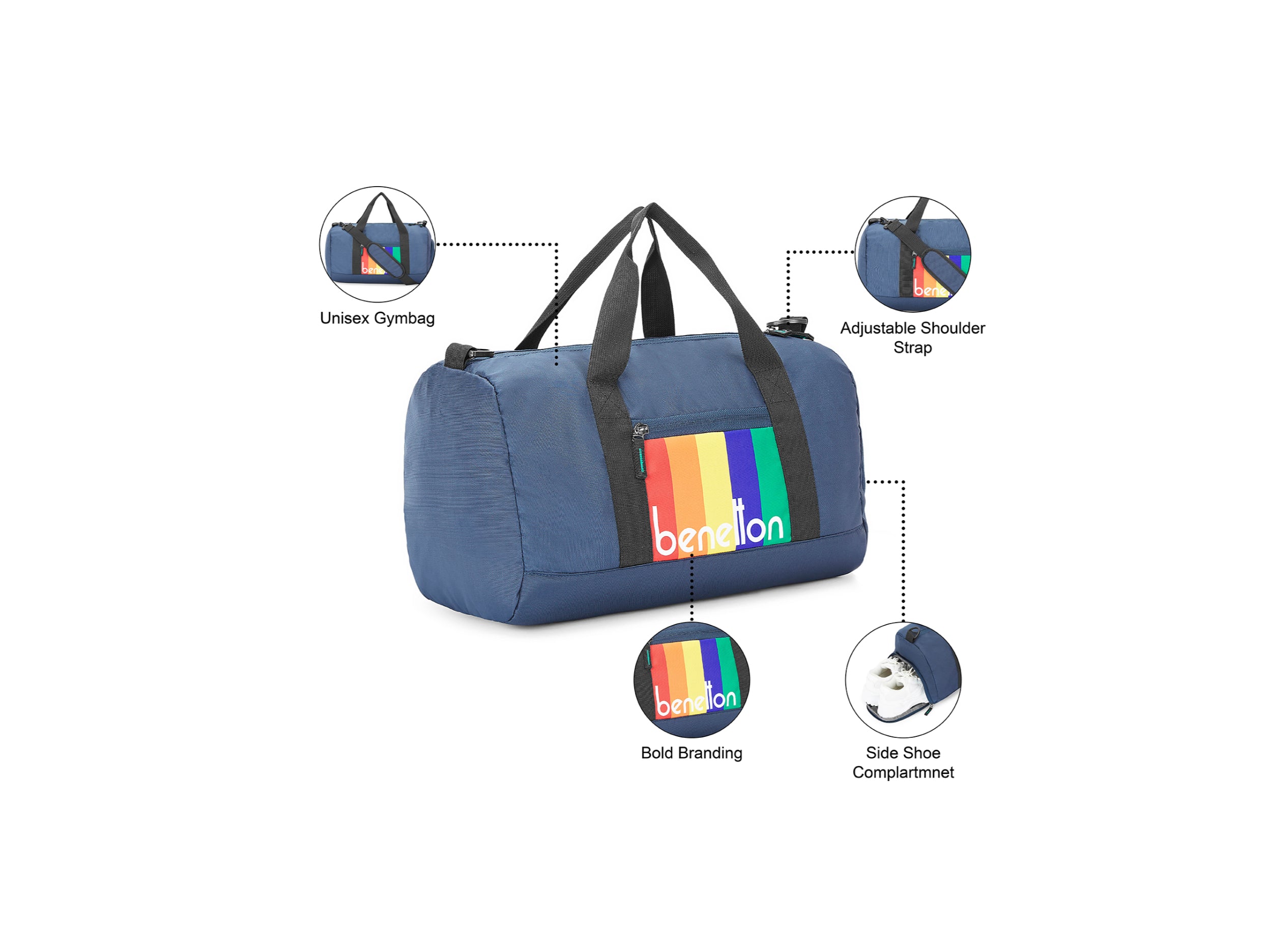 UCB BILLIARD GYM BAG United Colors of Benetton Store