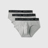 Pack of 3 Solid Colour Low Rise Briefs