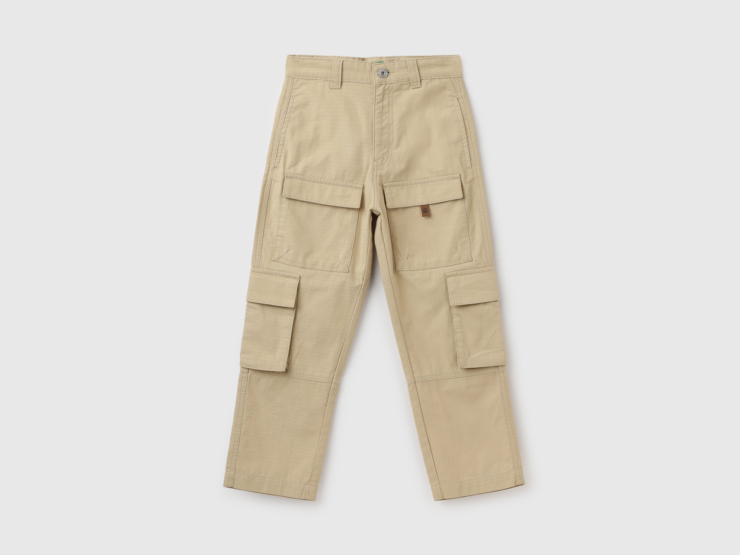 Solid Regular Fit Mid Rise Trousers