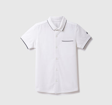 Cotton Solid Spread Collar Boys Shirts