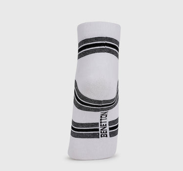 Pack of 2 Striped & Branded Socks