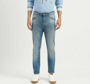 Solid Mid Rise Jeans