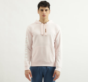 Hooded Neck Solid Sweatshirt