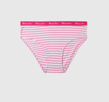 Pack of 2 Striped Low Rise Briefs