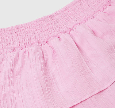 Cotton Solid Regular Length Girls Skirt