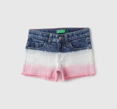 Girls Solid Regular Fit Shorts