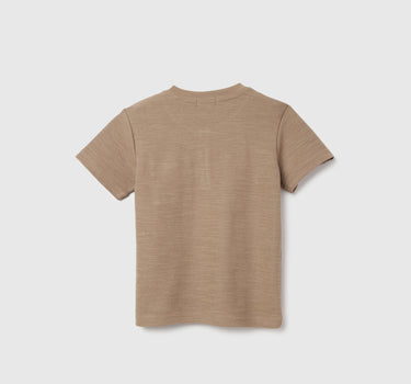 Regular Fit Henley Neck Textured T-shirts