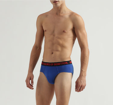 Pack of 2 Solid Colour Low Rise Briefs