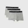 Pack of 3 Solid Colour Low Rise Boxer Briefs