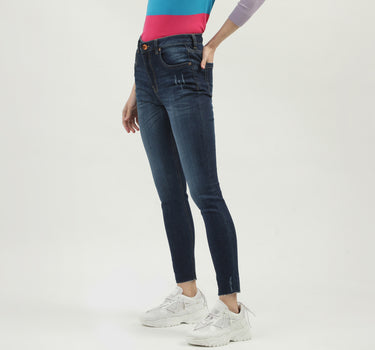 Women's Solid Skinny Fit Jeans