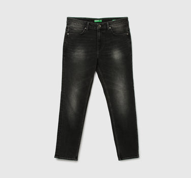 Men Solid Low Crotch Jeans