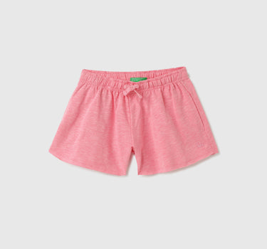 Solid Drawstring Regular-Fit Shorts