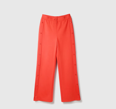 Viscose Blend Solid Regular Length Women Trousers