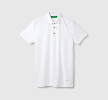 Cotton Solid Polo Collar Mens T-shirts