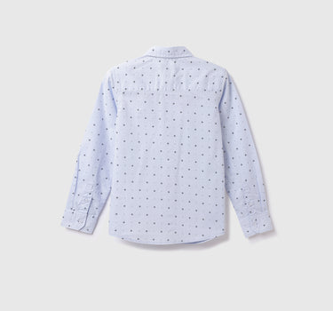 Cotton Printed Spread Collar Boys Shirts