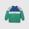 Regular Fit Crew Neck Colorblocked Boy's Sweatshirt