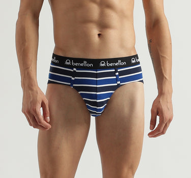 Pack of 2 Striped Low Rise Briefs