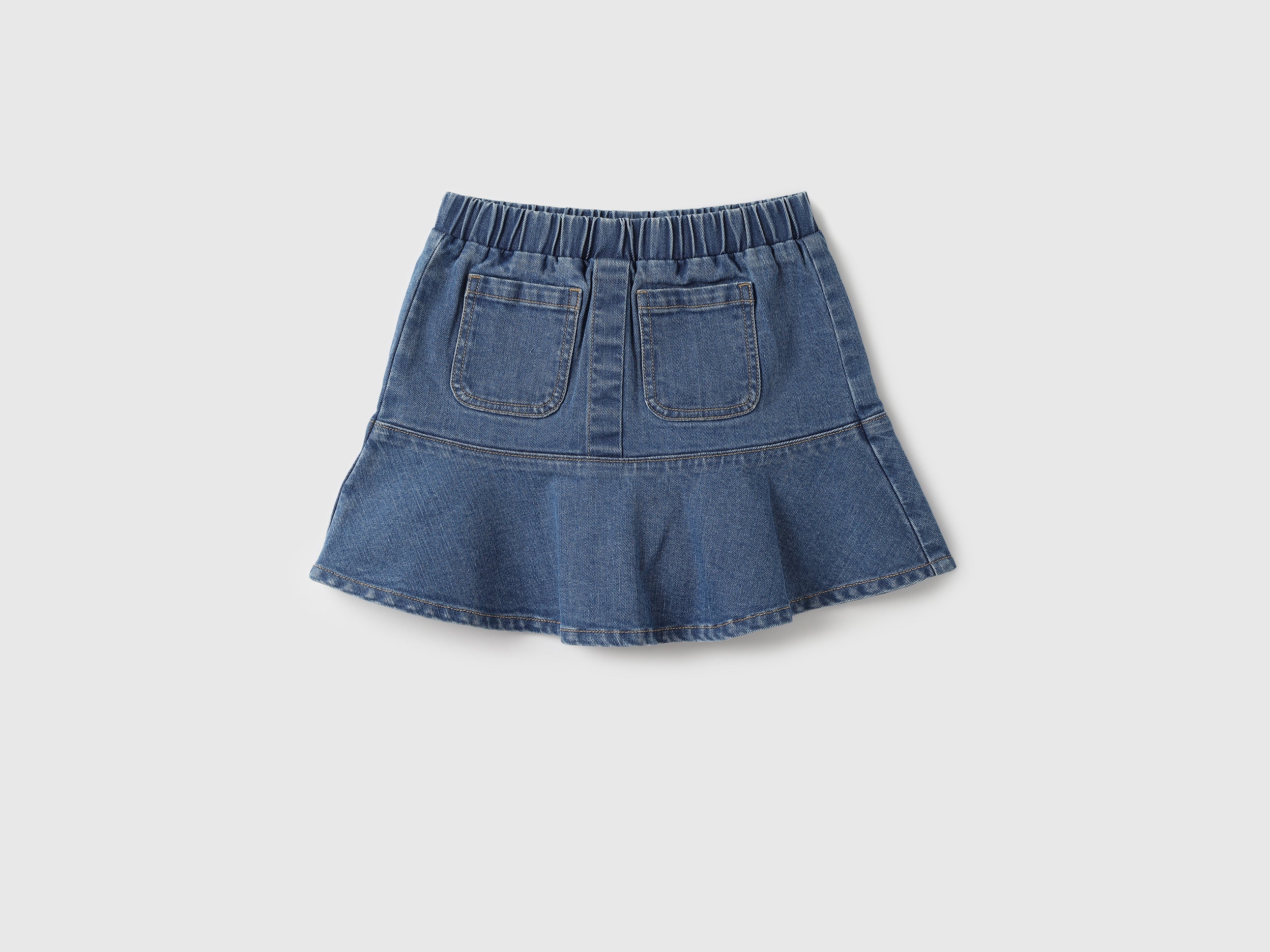 Girls Solid Regular Fit Skirt