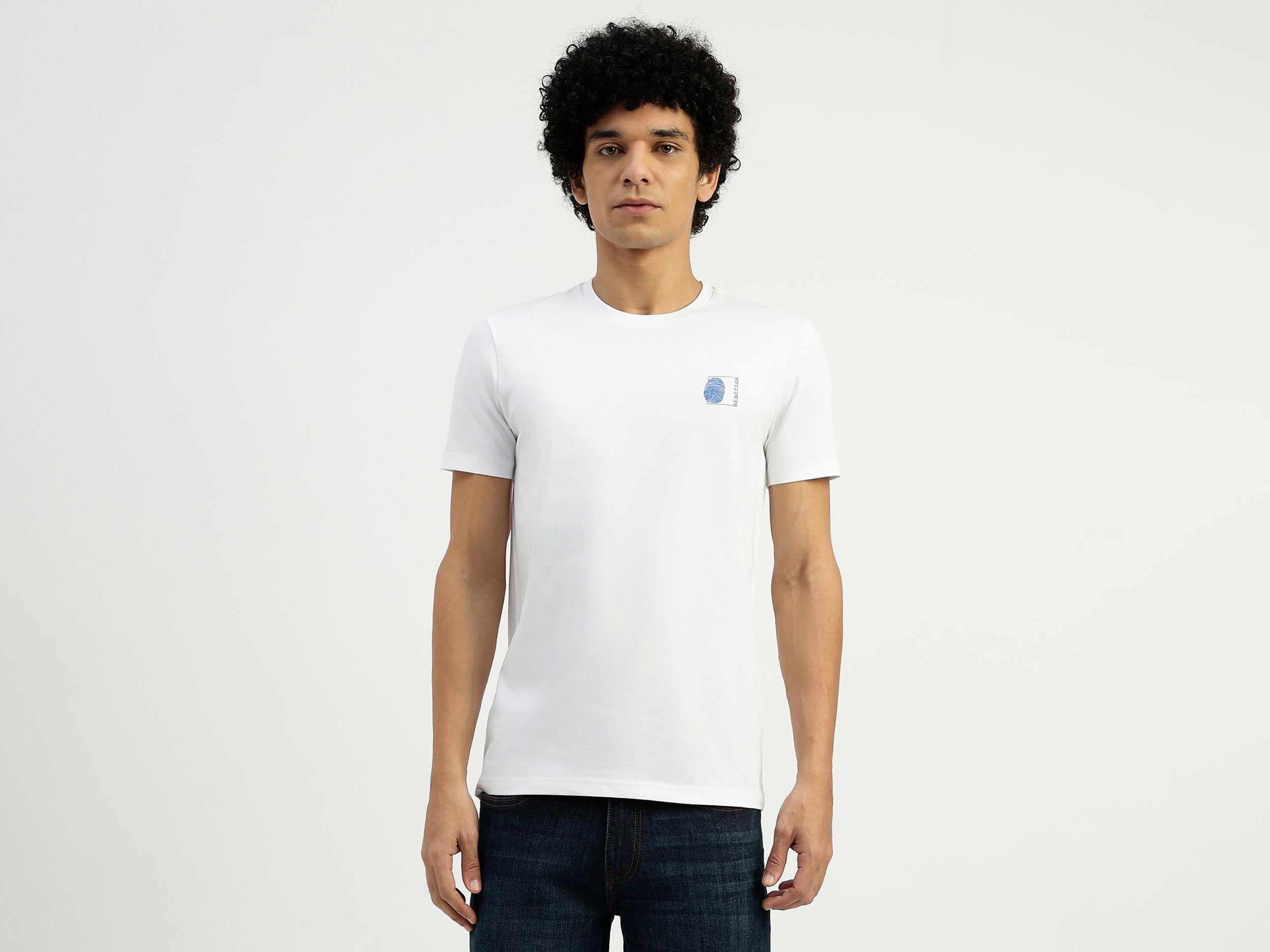 Regular Fit Round Neck Solid T-Shirt