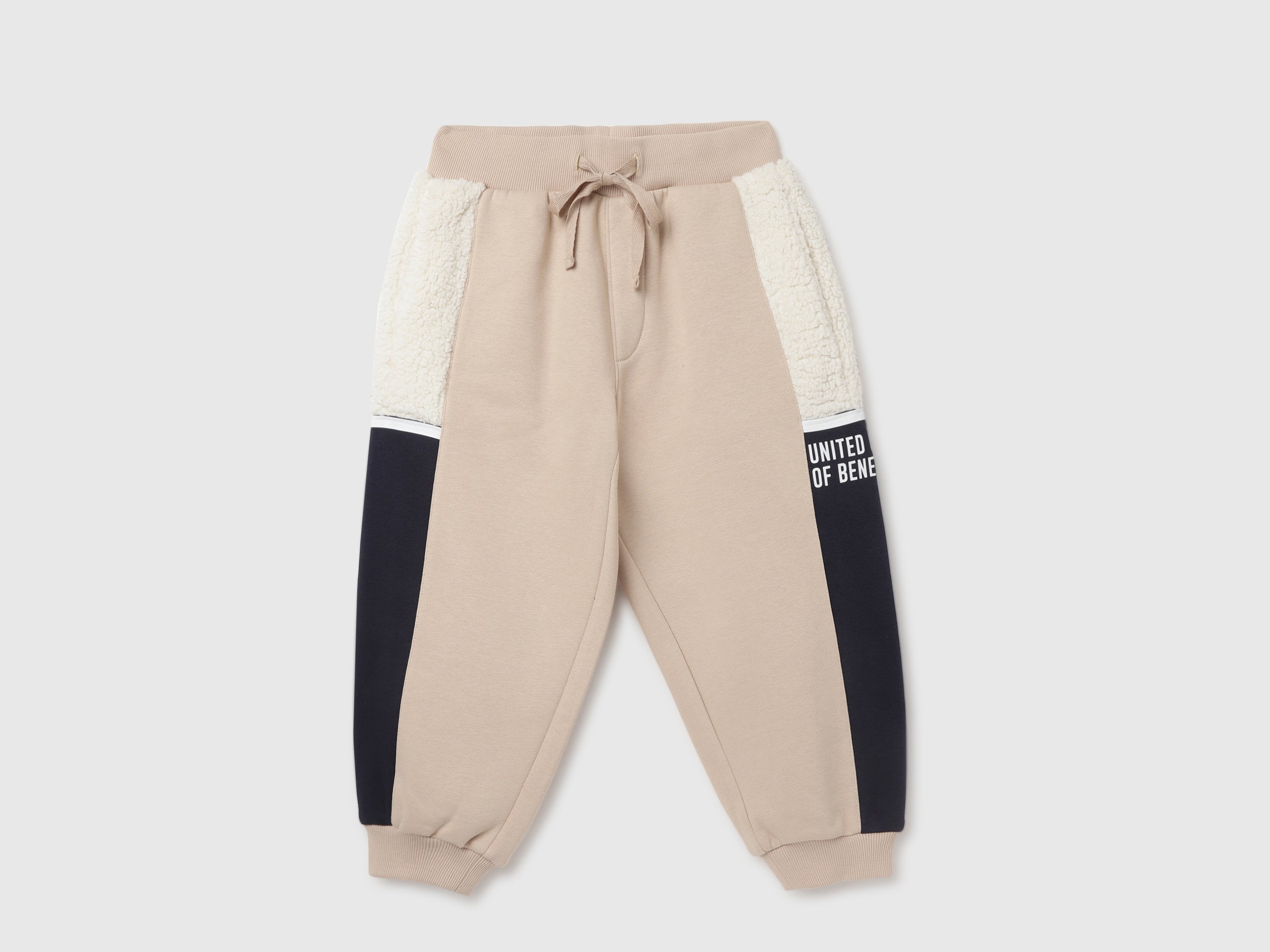 Boy's Colourblock Regular Fit Joggers