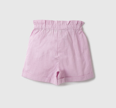 Girls Embroidery Regular Fit Shorts