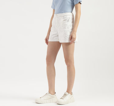 Embroidered Regular Fit Shorts