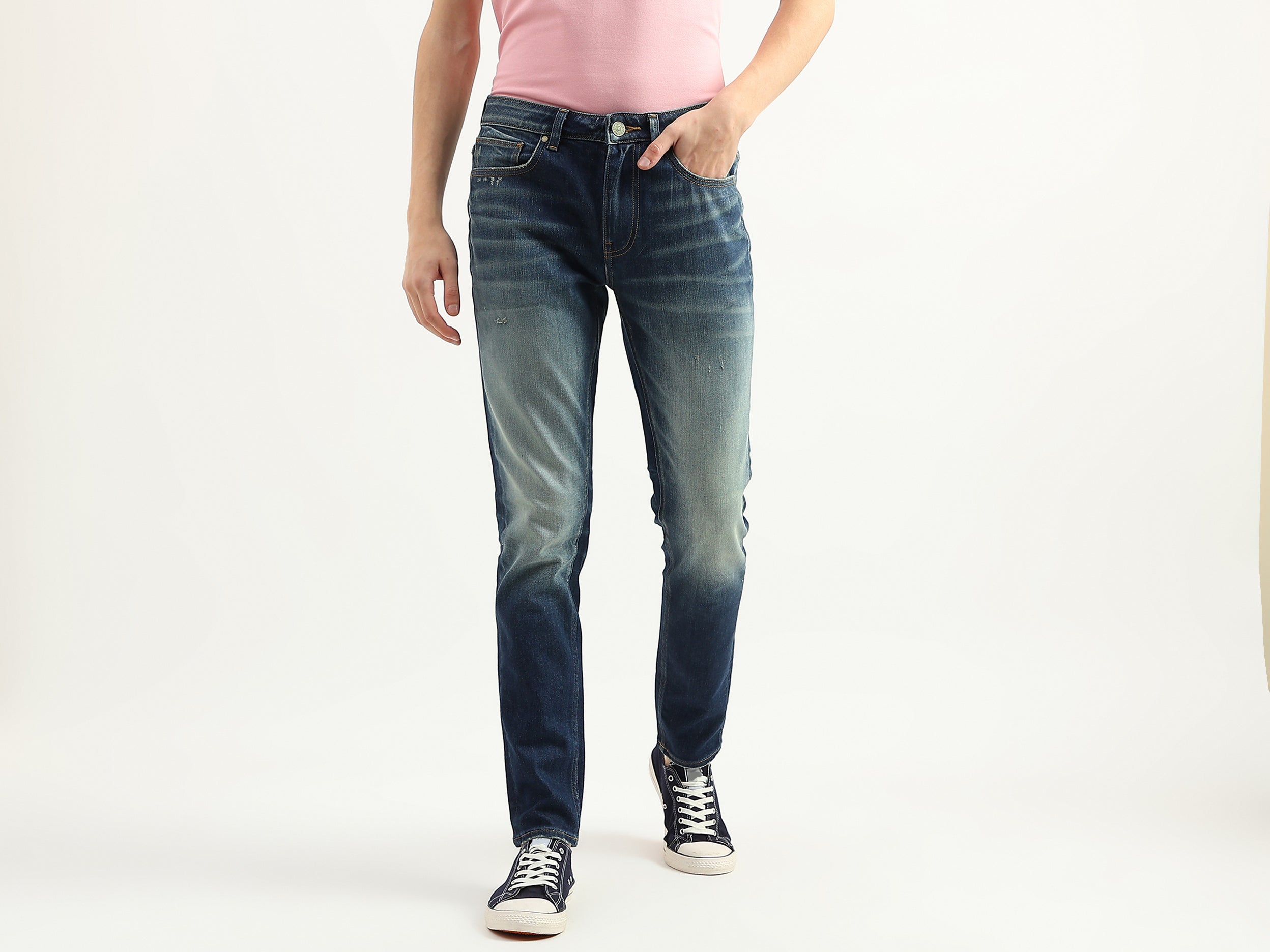 Men Solid Skinny Fit Jeans