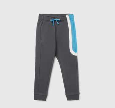 Boy's Solid Regular Fit Joggers