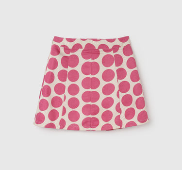 Girl's Polka Dot Regular Fit Skirt