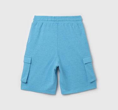 Solid Regular Fit Mid Rise Shorts