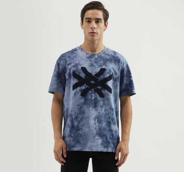 Boxy Fit Crew Neck Tie & Dye Men's T-Shirt