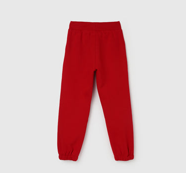 Girl's Solid Regular Fit Joggers