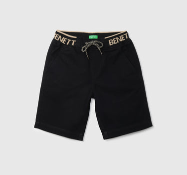 Boys Woven Solid Shorts