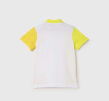 Regular Fit Polo Neck Colorblock T-Shirt