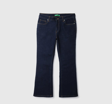 Basic Navy Blue Bootcut Jeans