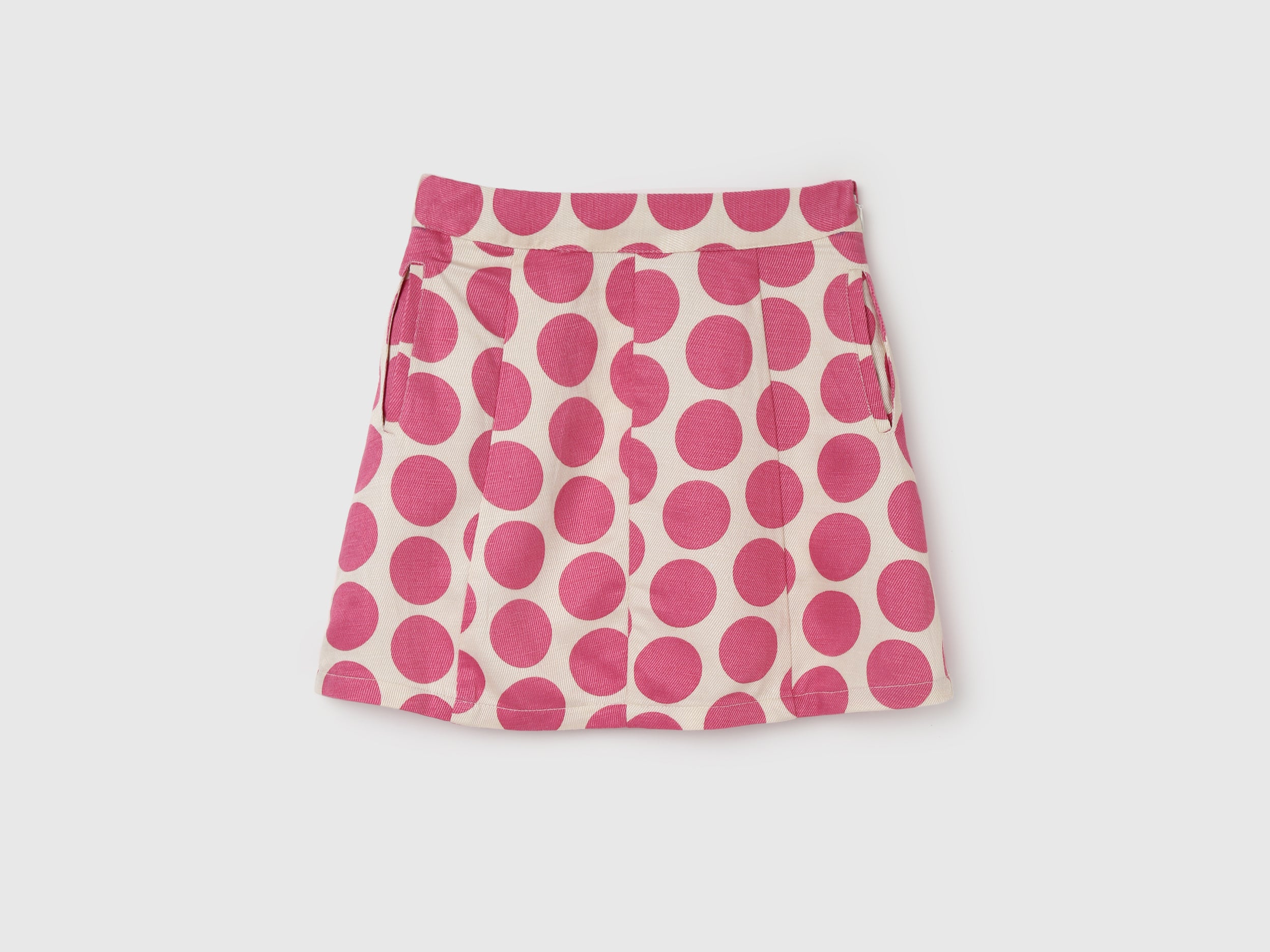 Girl's Polka Dot Regular Fit Skirt