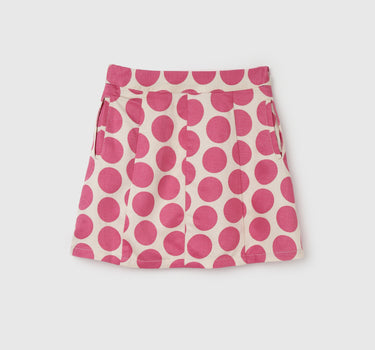 Girl's Polka Dot Regular Fit Skirt