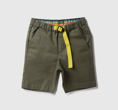 Cotton Blend Solid Regular Length Boys Shorts