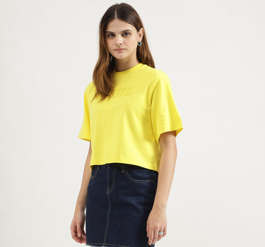 Regular Fit Round Neck Solid Top