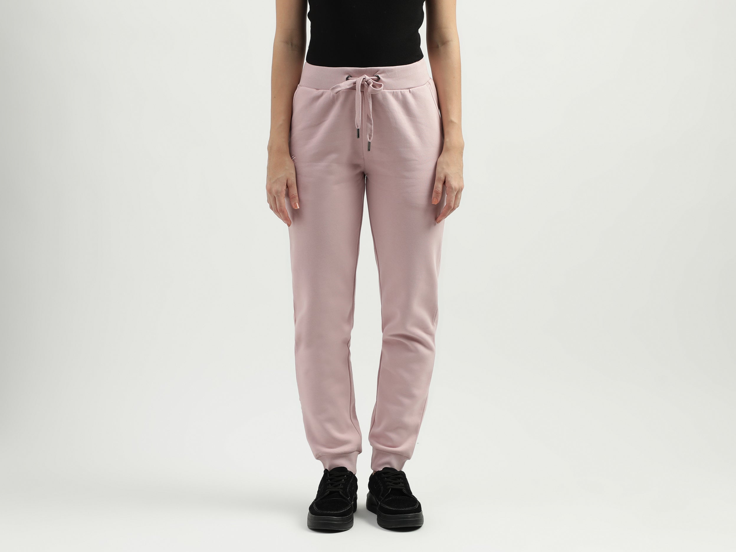 Solid Pattern Regular Fit Trousers