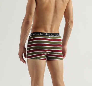 Pack of 2 Striped Low Rise Boxer Briefs