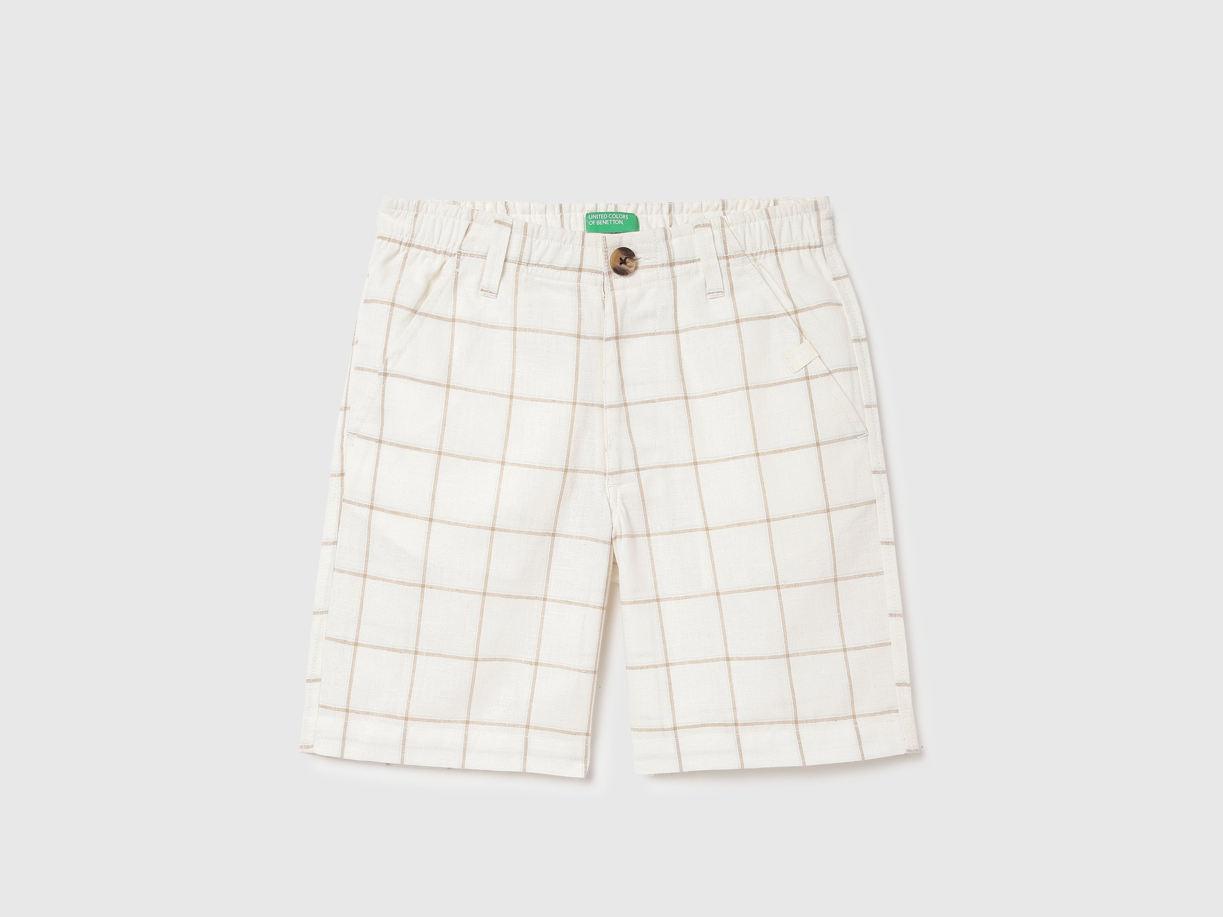 Checkered Regular Fit Shorts