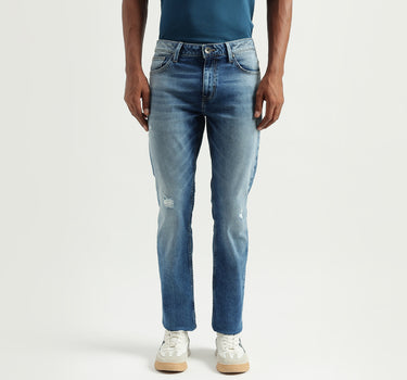 Men's Solid Straight Fit Jeans