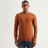 Men's Regular Fit Round Neck Solid Sweaters