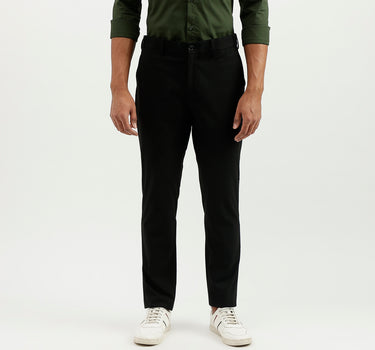 Solid Slim Fit Trousers