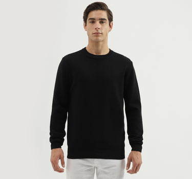 Men's Regular Fit Crew Neck Solid Sweater