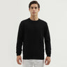 Men's Regular Fit Crew Neck Solid Sweater