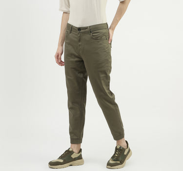 Men Solid Joggers Style Trousers