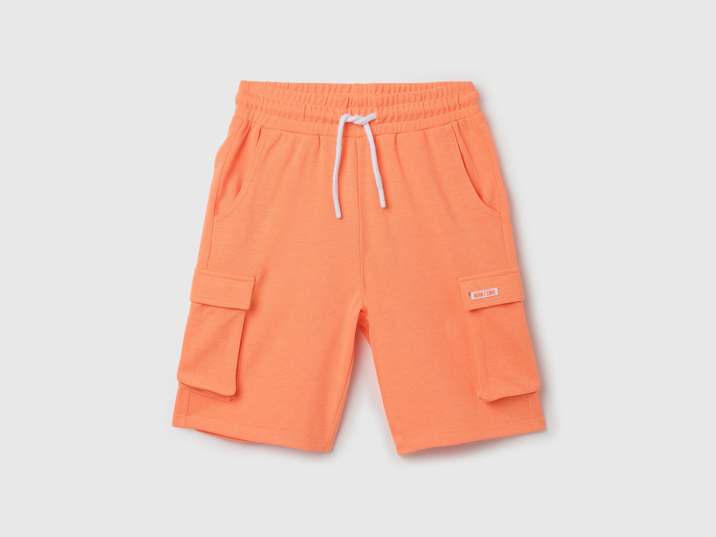 Solid Regular Fit Mid Rise Shorts